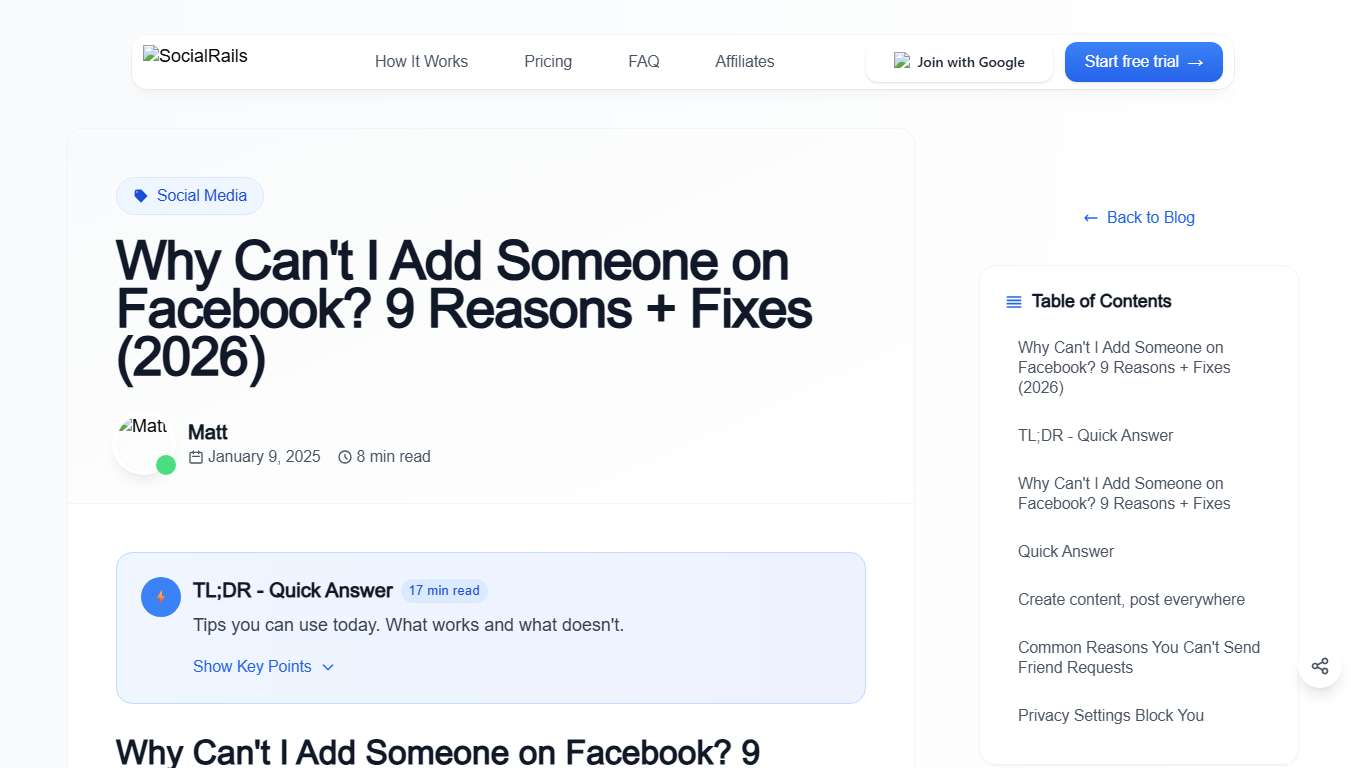 Why Can't I Add Someone on Facebook? 9 Reasons + Fixes (2026)